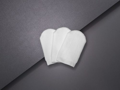 Set of 3 small-size makeup remover gloves
